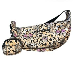 Betsey Johnson / Animal Print Crossbody Purse
